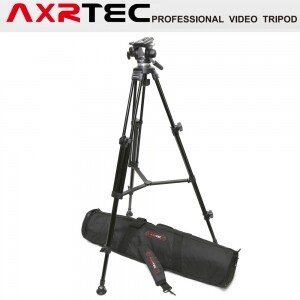 AXRTEC VT50 비디오 삼각대 /알루미늄 KIT/DSLR/미러리스 카메라/캠코더
