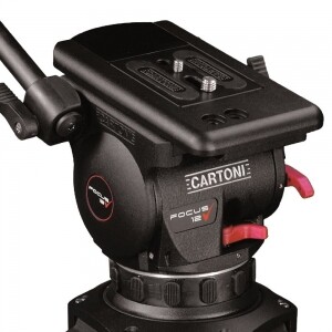 [CARTONI] HF1200 비디오 헤드/12kg/100mm 볼/가변 카운터밸런스